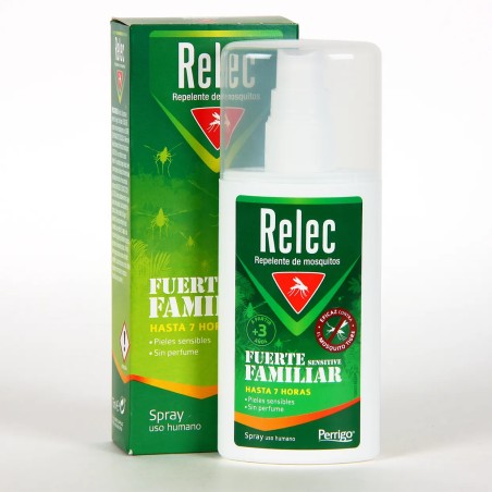 Relec Fuerte Sensitive Familiar Repelente de Mosquitos 75 ml