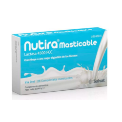 Nutira Lactasa 4500 FCC 28 Comprimidos Masticables