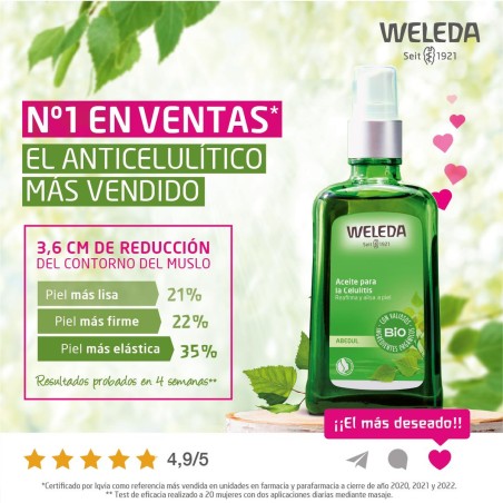 Weleda Aceite de Abedul Anticelulítico 100 ml