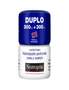 Neutrogena Bálsamo Duplo Azul Cara y Cuerpo Hidratación Profunda Pi...