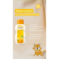 Weleda Calendula Bebé Aceite de Caléndula para Bebé 200 ml 2