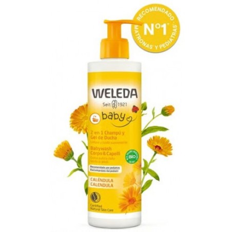 Weleda Calendula Bebé Champú & Gel de Ducha 400 ml