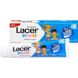 Lacer infantil gel dental fresa 75 ml | Higiene bucal | Farmaelglobo
