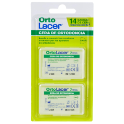 Orto Lacer cera de ortodoncia 14 barras | Higiene | Farmaelglobo