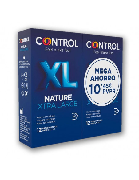 Pack Mega Ahorro Preservativos Control Nature XL 24 ud. | Sexualida... Pack Mega Ahorro Preservativos Control Nature XL 24 ud. | Sexualida...