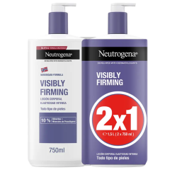 NEUTROGENA VISIBLY RENEW LOCION CORPORAL REAFIRMANTE 2 ENVASES 750 ...