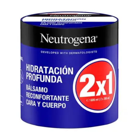 Neutrogena Bálsamo Hidratación Profunda 2x1 (2 botes de 300 ml)