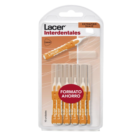 Lacer Cepillo Interdental  Recto Extrafino Suave  0,5 mm 10 Uds
