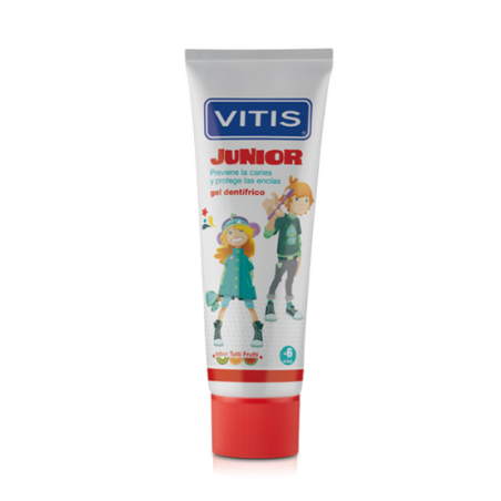 Vitis gel dentífrico Junior sabor tuti frutti 75 ml | Higiene bucal...