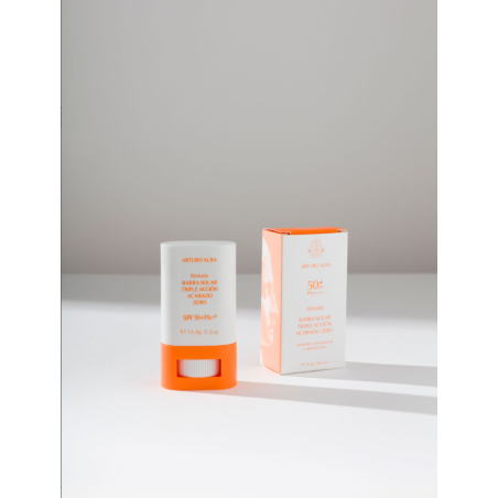 Arturo Alba Fórmula: Barra Solar Triple Acción Acabado Zero SPF 50+
