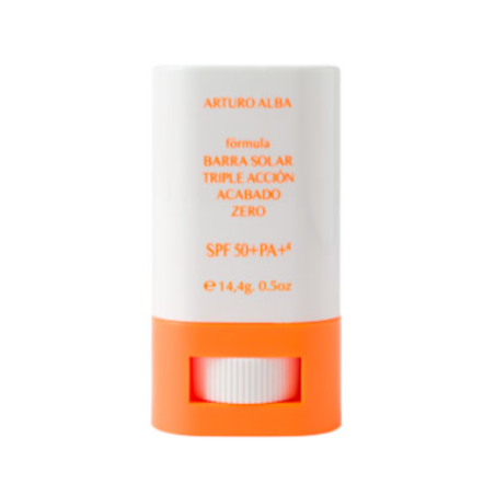 Arturo Alba Fórmula: Barra Solar Triple Acción Acabado Zero SPF 50+