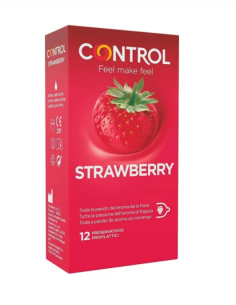 Preservativos Control Strawberry 12 ud. | Sexualidad | Farmaelglobo