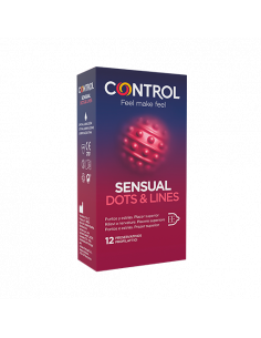 Preservativos Control Sensual Dots & Lines 12 ud. | Sexualidad | Fa...