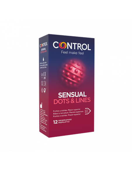Preservativos Control Sensual Dots & Lines 12 ud. | Sexualidad | Fa... Preservativos Control Sensual Dots & Lines 12 ud. | Sexualidad | Fa...