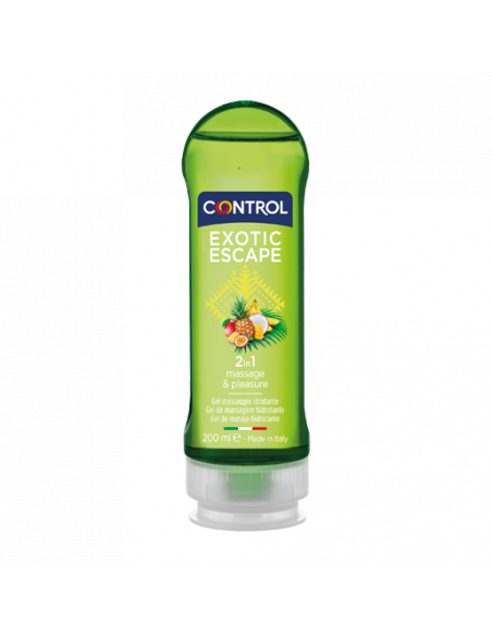 Gel de masaje Control Exotic Escape 200 ml | Sexualidad | Farmaelglobo