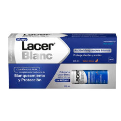 Lacer Blanc Pasta Dentífrica Blanqueadora Intensa  125 ml + Colutorio 100 ml REGALO