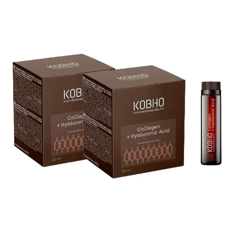 KOBHO COLLAGEN + HYALURONIC ACID DUPLO 2 x 20 viales