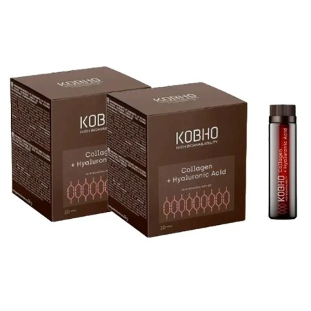 KOBHO COLLAGEN + HYALURONIC ACID DUPLO 2 x 20 VIALES