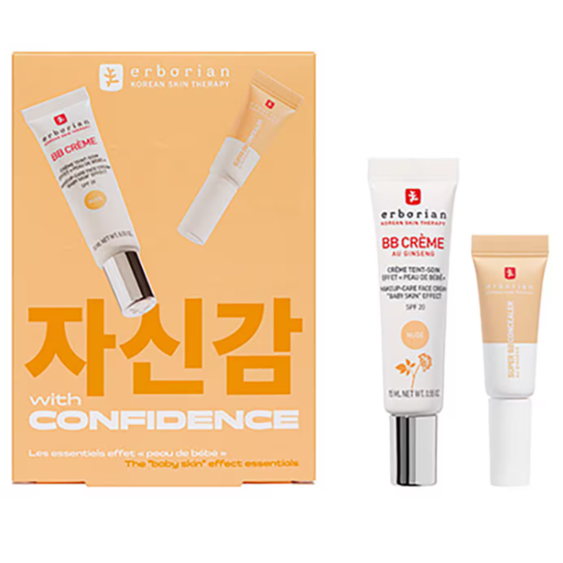 Erborian XMAS KIT Los esenciales efecto "Piel de bebé" NUDE - Edición limitada