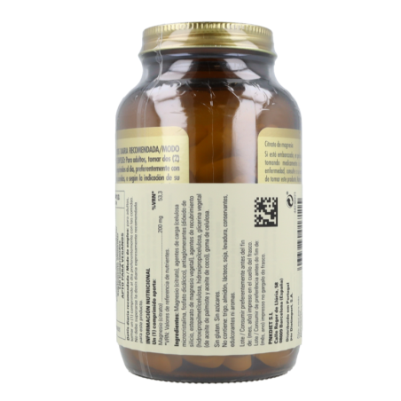 SOLGAR Citrato de Magnesio 120 tabletas