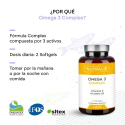 Nutralie Omega 3 Complex 60 Cápsulas blandas 2