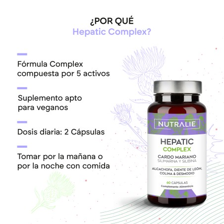 Nutralie Hepatic Complex 60 Cápsulas