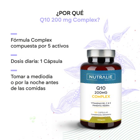 Nutralie Q10 Complex 200 mg120 Cápsulas