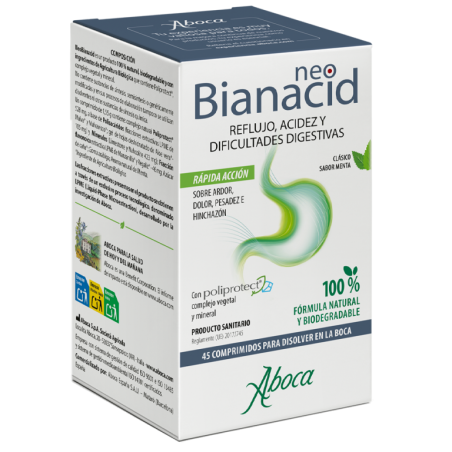 Aboca NeoBianacid 45 comprimidos | Dietética y nutrición | Farmaelg...