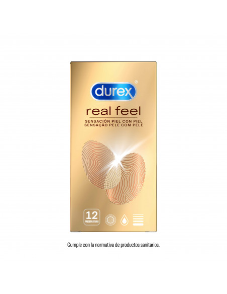 Preservativos sin látex Durex Real Feel 12 ud | Sexualidad | Farmae...