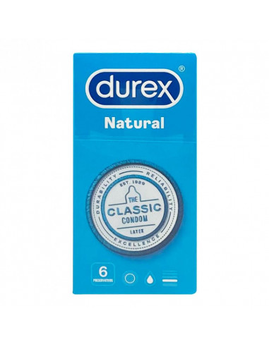 Preservativos Durex Natural 6 ud