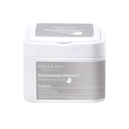 Mary&May- Mascarilla Iluminadora de Niacinamida y Vitamina C 30 uds
