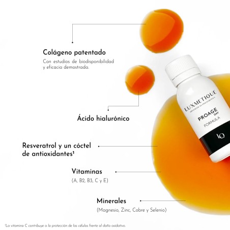 Luxmetique Fórmula Antiedad 15 viales | Nutricosmetica | Farmaelglobo