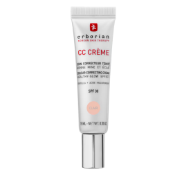Erborian CC Cream Centella asiática - Base de maquillaje iluminadora SPF30 Tono Claro 15 ml