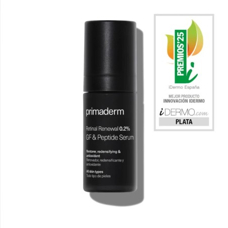 Primaderm Retinal Renewal 0.2% GF & Peptide Serum 30 ml