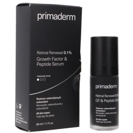 Primaderm Retinal Renewal 0.1% GF & Peptide Serum 30 ml