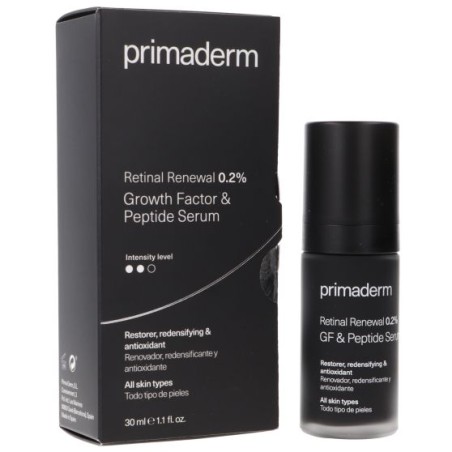 Primaderm Retinal Renewal 0.2% GF & Peptide Serum 30 ml