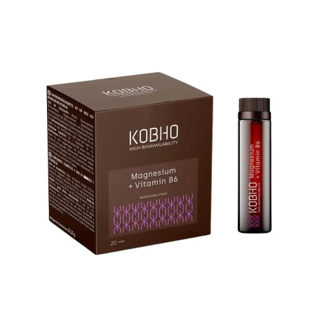 KOBHO MAGNESIO  + VIT B6 20 VIALES