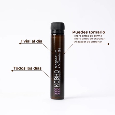 KOBHO MAGNESIO  + VIT B6 20 VIALES