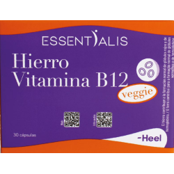 Essentialis Hierro Vitamina B12 Veggie 30 Cápsulas