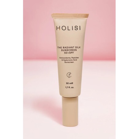 HOLISI Radiant Silk 50 spf Crema Antiedad con Protección Solar