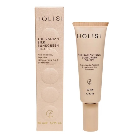 HOLISI Radiant Silk 50 spf Crema Antiedad con Protección Solar