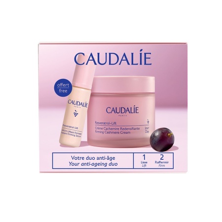 Caudalie Resveratrol Lift Cofre Crema Cachemir 50 ml + Minisérum REGALO