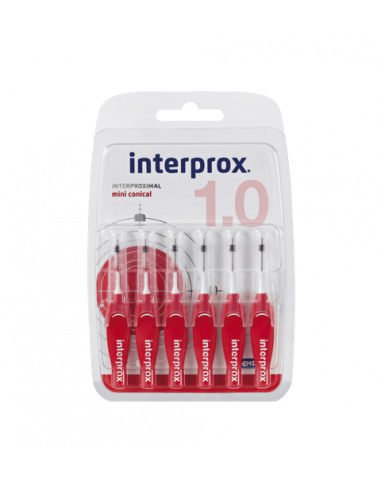 Interprox mini conical 1.0 cepillo interdental 6 ud