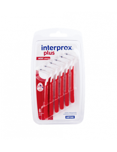 Interprox plus mini cónico 1.0 cepillo interdental 6 ud