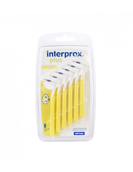 Interprox plus mini 1.1 cepillo interdental 6 ud | Higiene | Farmae...