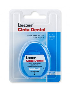Lacer cinta dental sabor menta 50 m | Higiene | Farmaelglobo