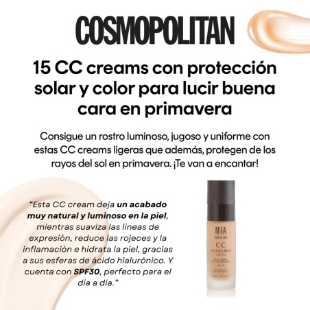 Mia Cosmetics CC Cream Color Ligh 30SPF 30 ml | Maquillaje | Farmae...