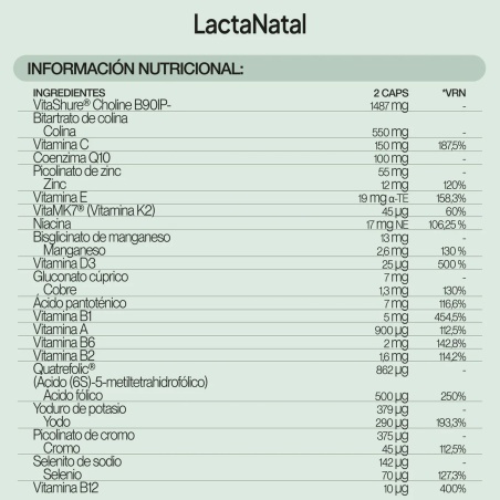 IVB LactaNatal 60 Cápsulas
