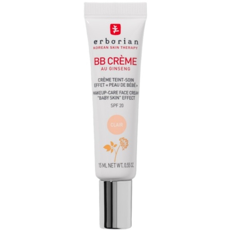 Erborian BB Cream Ginseng- Base de maquillaje hidratante SPF20 Tono...