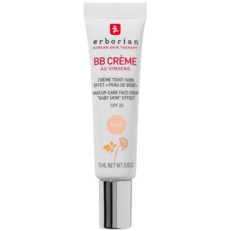 Erborian BB Cream Ginseng- Base de maquillaje hidratante SPF20 Tono...